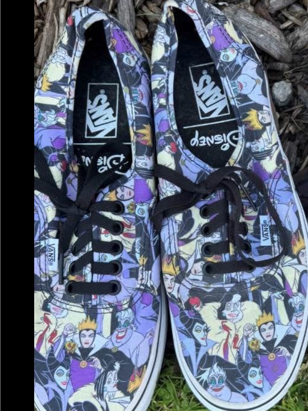 Vans Disney Villains Low Top Sneakers - Purple/Black/White/ Unisex Men & Women